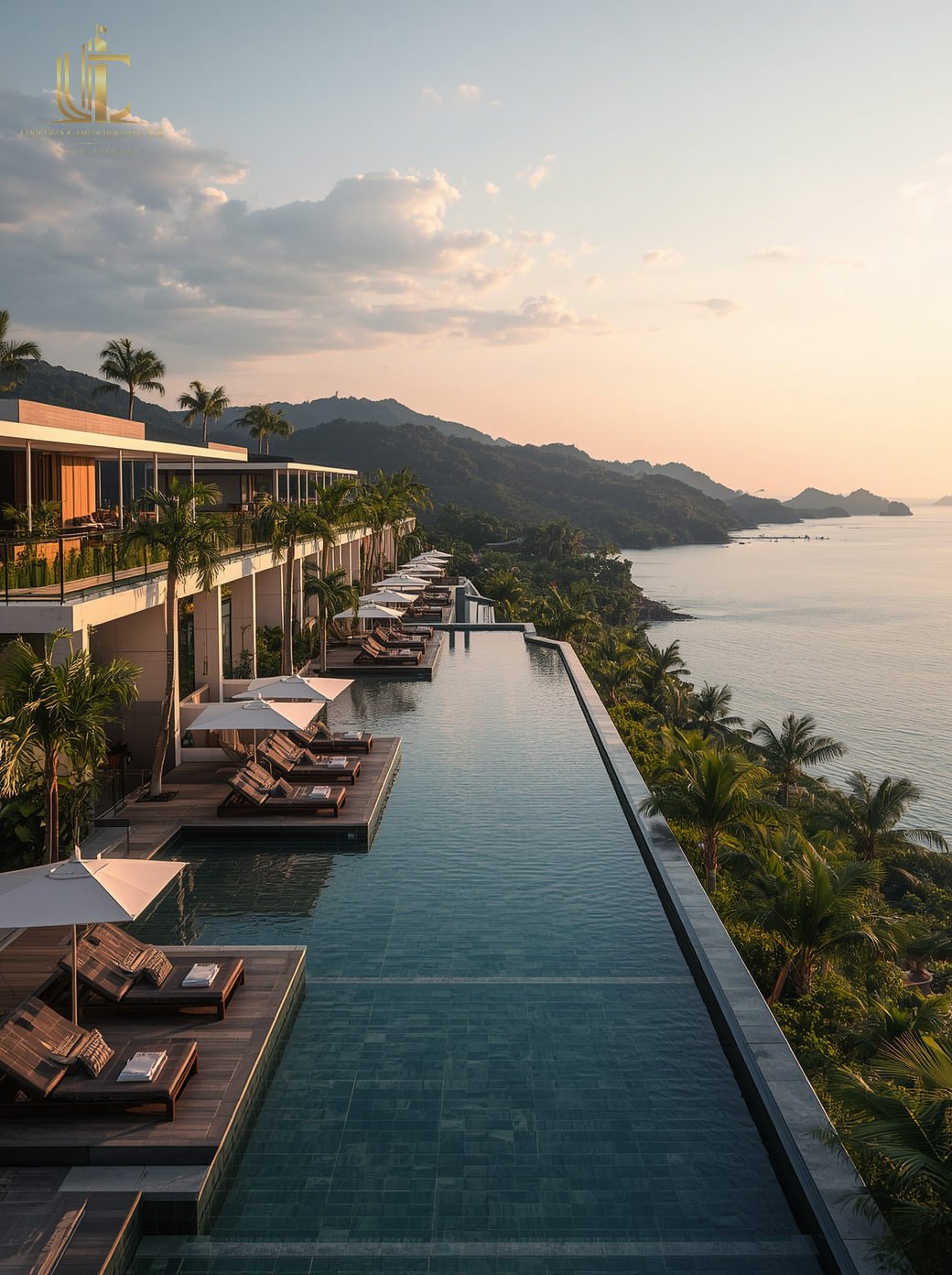 Pattaya coastline panorama